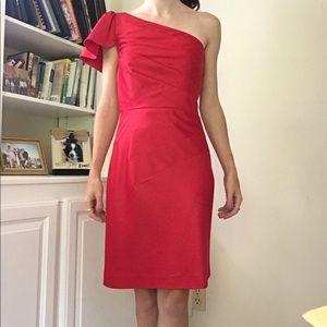 One shoulder cocktail dress